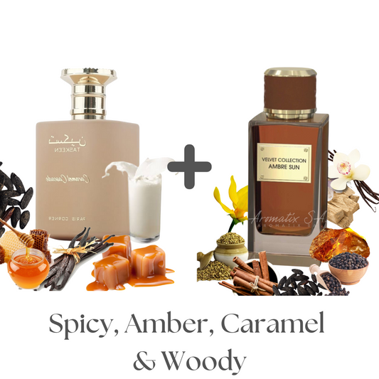 AMBER SUN + CARAMEL CASCADE
